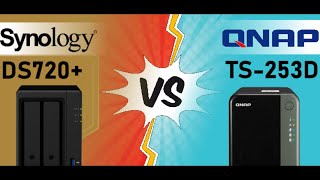 Synology DS720 vs QNAP TS253D NAS Comparison [upl. by Victor]