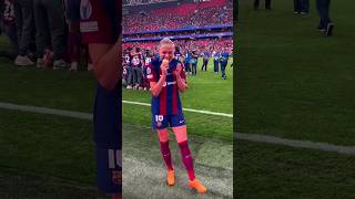 Tastes like SUCCESS Fridolina Rolfö 🎖😍 rolfo Barcelona uwcl Barca [upl. by Wieren736]