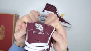 Vans UA SK8Hi  Port Royale  Unboxing  Walktall [upl. by Tilly]