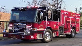 Celina Fire Dept NEW Engine 1 responding [upl. by Patrick]