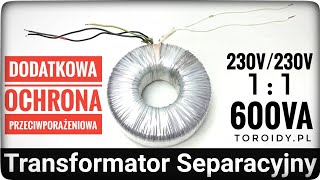 Jak działa transformator separacyjny 230V  dodatkowa ochrona przeciwporażeniowa [upl. by Eselehs]