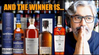 I Blind Taste 4 x Eighteen Year Old Single Malt Whiskies [upl. by Abdu]