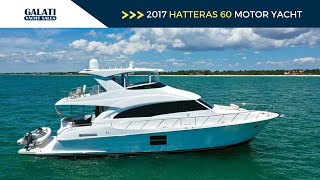 2017 Hatteras 60 Motor Yacht For Sale quotWestquot [upl. by Anaira]