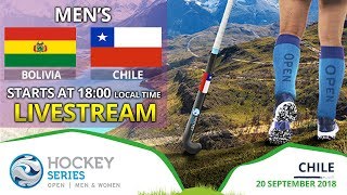 Bolivia v Chile  2018 Men’s Hockey Series Open  FULL MATCH LIVESTREAM [upl. by Ydne]