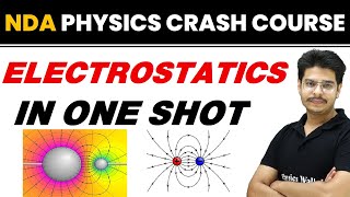 ELECTROSTATICS in One Shot  NDA Physics Crash Course [upl. by Naed]