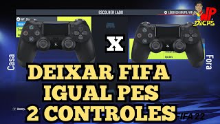 FIFA 22  CONFIGURAR 2 CONTROLE IGUAL PES [upl. by Annawaj668]