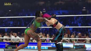 Asuka vs Kayden Carter  Extreme Rules  WWE 2K24 [upl. by Andeee]