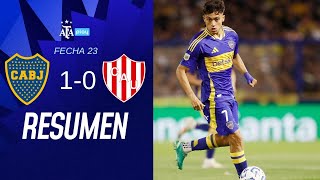 Boca Juniors 1 vs 0 Union Santa Fe  TorneoBetano  Resumen  Fecha 23 [upl. by Mandal]