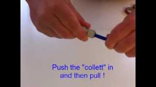 How to Remove Your Water Filter Tube from a SpeedFit  Push Fit Connection Fitting [upl. by Fortunato961]