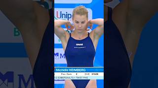 Womens springboard diving final 3m  Michelle HEIMBERG diving sports ytshorts  sport sirens [upl. by Hermina]