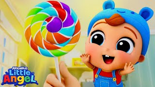 My Rainbow Lollipop  Little Angel Kids Songs amp Nursery Rhymes [upl. by Serle]