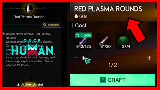 How To Craft RED PLASMA ROUNDS In Once Human FULL GUIDE [upl. by Shell]