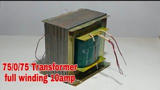 75075 Transformer full winding in 10 amp [upl. by Miki]