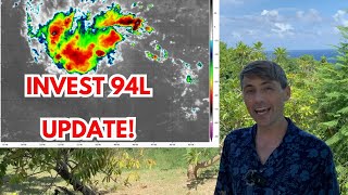 Today in the Tropics Invest 94L  UPDATE From the Caribbean [upl. by Ama]