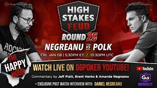 High Stakes Feud  Negreanu vs Polk  Round 25  Exclusive Interview with DNegs [upl. by Gabey]