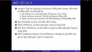 SPSS Kiểm định t TTest [upl. by Dar]