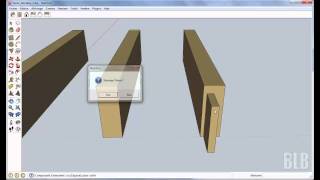 Le plugin SketchUp « tenonmortaise » part2 [upl. by Siegfried]