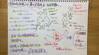 認知症家族への対応は想像を絶する大変さ。暴力や虐待を防ぐ、今後のプラン作り。治療の流れ。 [upl. by Nilats]