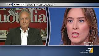 Otto e mezzo  Boschi quotAdesso bastaquot Puntata 14122017 [upl. by Gowrie]