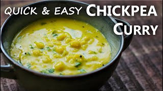 Quick amp Easy CHICKPEA CURRY Recipe for a Vegetarian and Vegan Diet  Indian Style Chickpea Recipes [upl. by Assirialc]