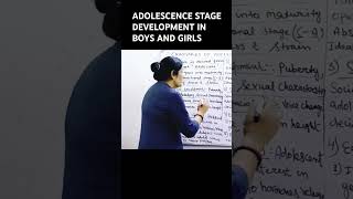 Adolescence Stage development in boys and girls  Class11th psychology  chapter4  Human develop [upl. by Auhs791]