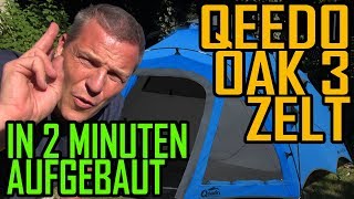 Qeedo Quick Oak 3 Zelt  Schneller Aufbau viel Platz  Airsoftevent [upl. by Edson]