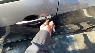 Honda Civic Door Lock Cylinder Replacement  Easy 15 Minutes Job [upl. by Merrie]