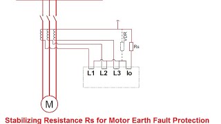 Motor Earth Fault RelayStabilizing Resistance Rs for Motor Earth Fault Protection [upl. by Nwahsram849]