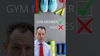 Tax EXPERT Reveals How to Deduct Gym Membership Shorts tax [upl. by Nniuqal]