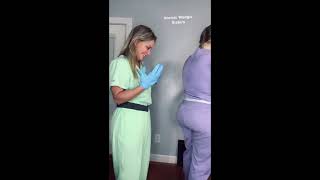 Nurse giving wedgie to patient 🤣 asipwedgie nursewedgie wedgie wedgietrend [upl. by Eive]