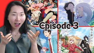 Best Anime of Fall 2024 Watching rezero dandadan bluebox dragonemperor Episode 3 Reactions [upl. by Ping]