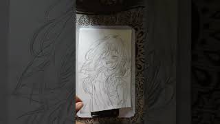 drawing a anime girl 😄 [upl. by Behre]