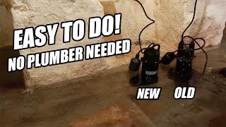 How to Replace a Sump Pump [upl. by Aluk214]