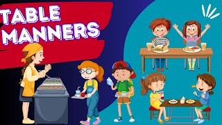 The Table Manners  Fun Dinner Time Song for Kids  Kids Learning Videos [upl. by Mark]