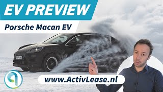 Porsche Macan EV preview  De elektrische performance SUV van 2024 [upl. by Aleka]