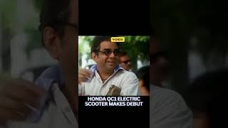 Honda QC1 electric scooter makes debutstockmarket financebaba finance nifty sensex investing [upl. by Tjaden653]