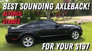 S197 Mustang Best Axle Back Mufflers and Installation Amazing sound [upl. by Tacklind55]