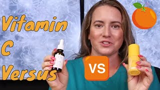 Vitamin C Versus 🍊 Timeless Skincare C  E Ferulic Serum VS Geek amp Gorgeous C Glow Serum [upl. by Klos]