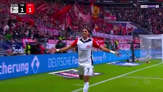 Omar Marmoush Goal Eintracht Frankfurt vs Bayern Munich 11 All Goals Analysis Highlights [upl. by Manard]