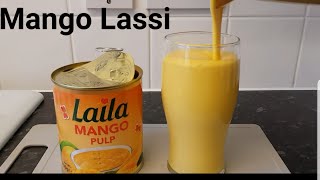 Mango Lassi Recipe With Mango Pulp In 3 MinutesMango Smoothie SUMMER DRINK [upl. by Siravrat]