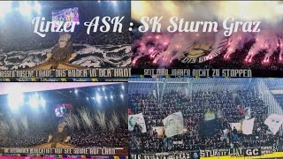 Stimmung LASK Linz gegen Sturm Graz [upl. by Nitfa]