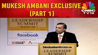 HTLS MUKESH AMBANI EXCLUSIVE PART 1 [upl. by Dlaregztif]