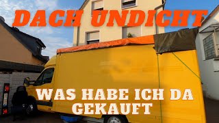 Komplettes Dach undicht Iveco Daily Post Koffer Umbau T6 [upl. by Rebekkah]