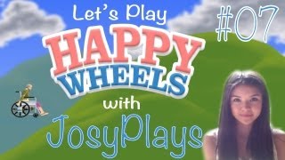 Lets Play Happy Wheels  07 ElfHead on a Leash  JosyPlays [upl. by Nygem]