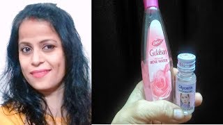 Want Glowing Skin Get Glowing Skin From Glycerin amp Rose Water Amazing Remedy [upl. by Enelear]