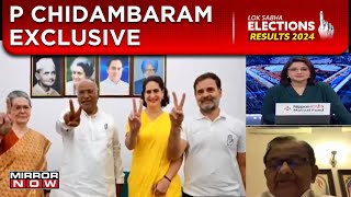 Sr Congress Leader P Chidambaram Exclusive Says BJPINDIA Bloc Close Fight  Top News Mandate [upl. by Charis]