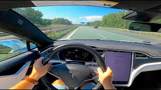 2019 Tesla Model S P100D LUDICROUS 782 HP  POV Test Drive acceleration and launch control [upl. by Amberly]