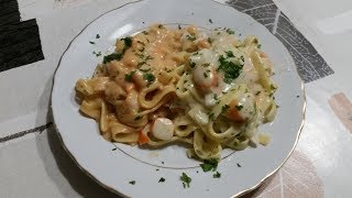 TAGLIATELLE CON POLPA DI GRANCHIO [upl. by Ozneral]