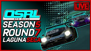 OSRL GT3 Series  S5 R7  Laguna Seca [upl. by Bosson]