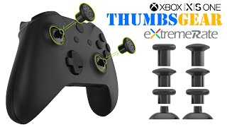 XBOX One  Series X  S Controller ThumbsGear Interchangeable Elite Thumbsticks  eXtremeRate [upl. by Oribel]